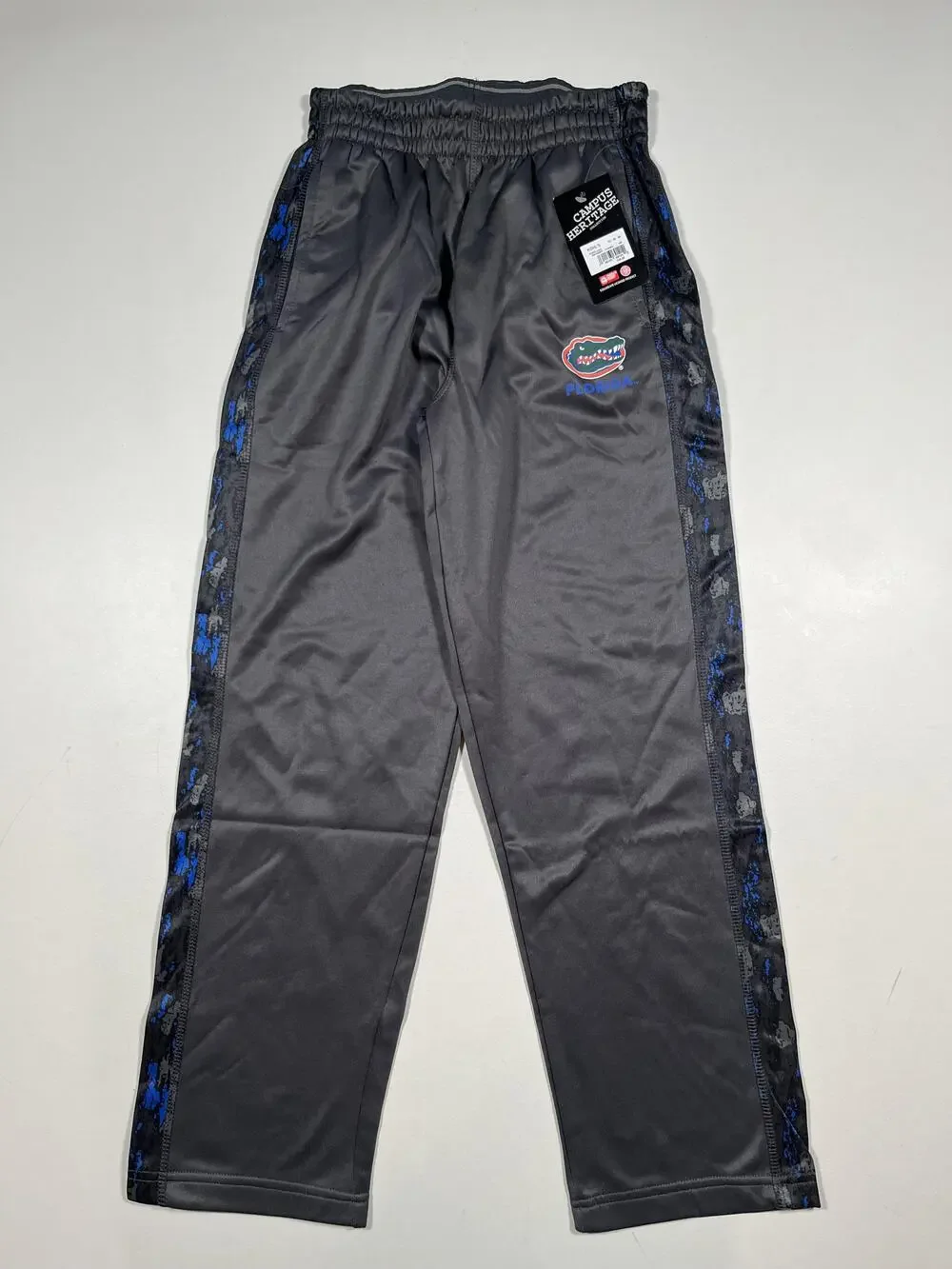 New Florida Gators Pants Boys Medium Gray NCAA Football Campus Heritage Youth